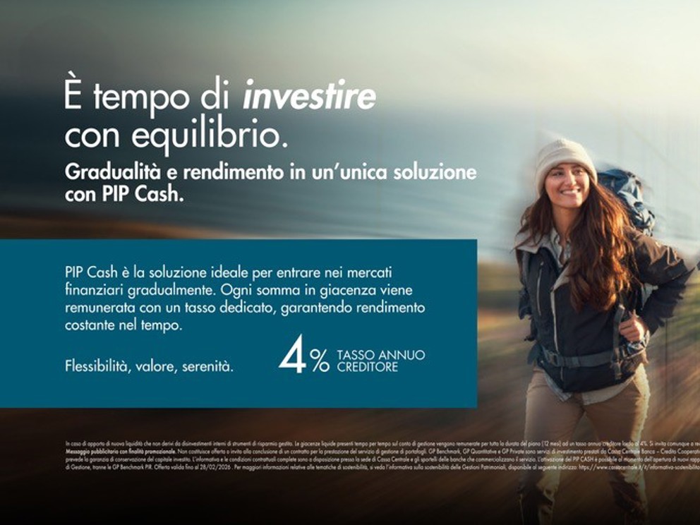 Investi con equilibrio, scopri la soluzione PIP CASH