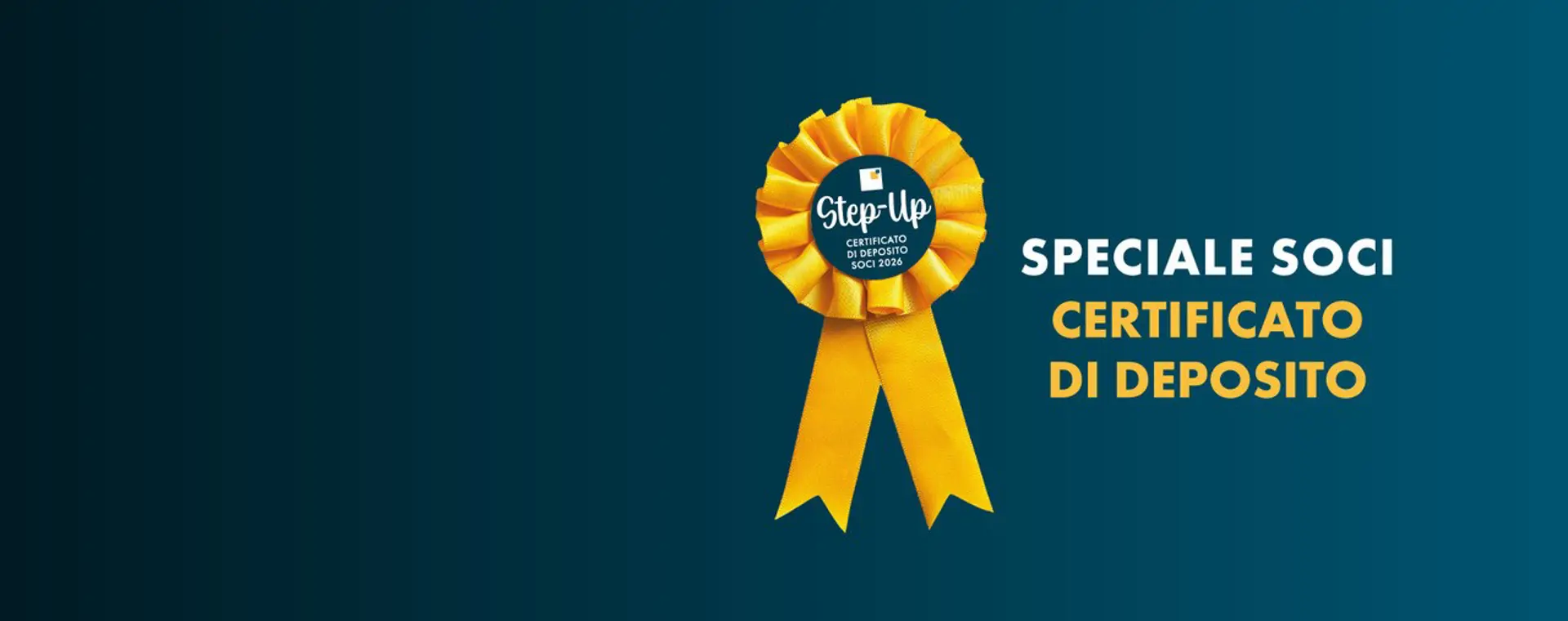 Speciale Soci
Certificato di deposito 