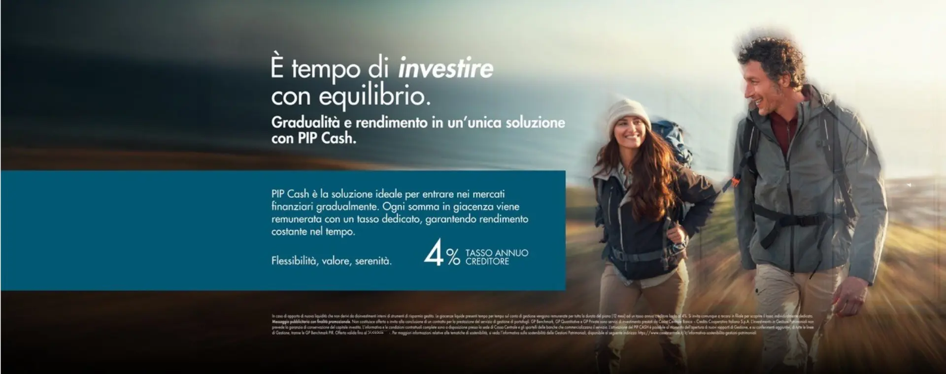 Investi con equilibrio, scopri la soluzione PIP CASH