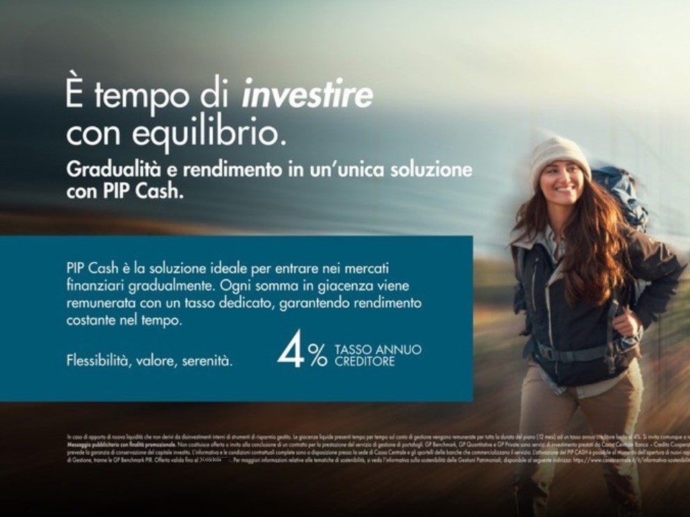 Investi con equilibrio, scopri la soluzione PIP CASH