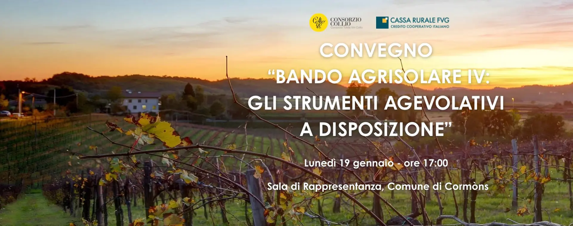 Convegno "Bando Agrisolare IV: gli strumenti agevolativi a dispos